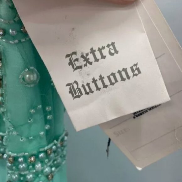 Sherri Hill Formal/Prom Gown Style 50132 NWT Seaform Size 6 - Picture 6 of 9